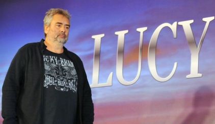 Luc Besson, lors de la présentation de "Lucy" à Taipei (Taiwan) en juillet dernier